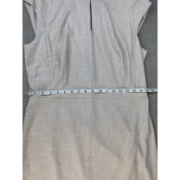 NWT Ann Taylor Dress Career Knee Length Business Tan Size 12 - Picture 5 of 6